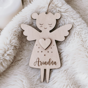 Angel navidad personalizado nombre niña