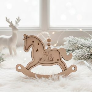 caballo navidad personalizado